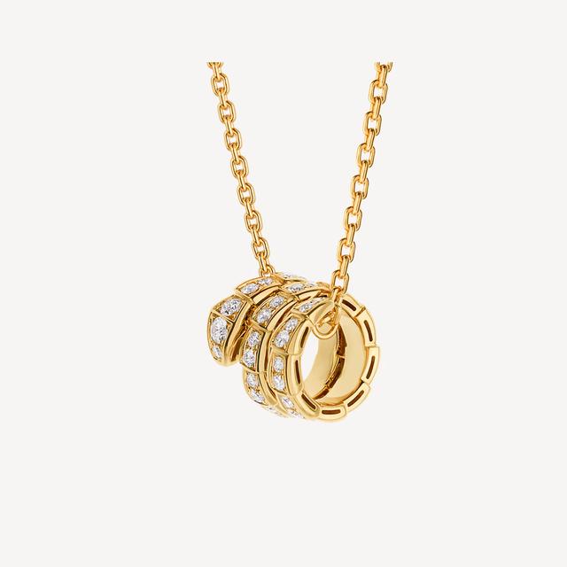 Serpenti Viper Necklace Yellow Gold